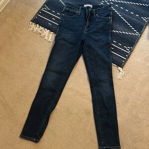 Madewell Women's Dark Wash Skinny Jeans
